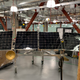 A Loon balloon’s retractable payload being assembled at the company’s California headquarters.